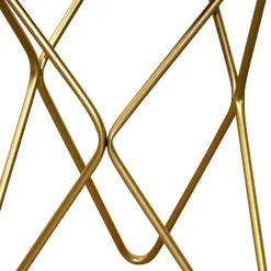 Wohnen Spiegelglas Beistelltisch mit runder Platte - Loregrema