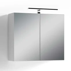 Spiegelschrank mit Doppeltür in Weiß - Niam^Wohnen Sale