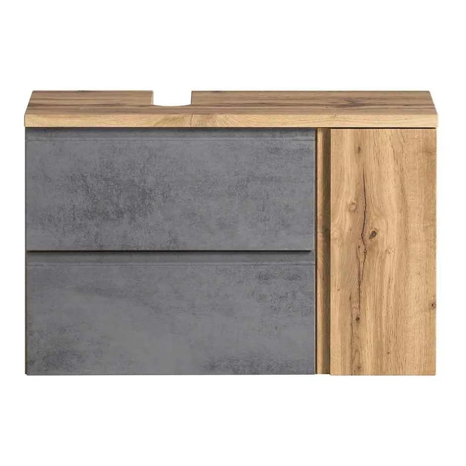 Spiegelschrank 4-türig & Unterbeckenschrank - Mia (zweiteilig)^Wohnen