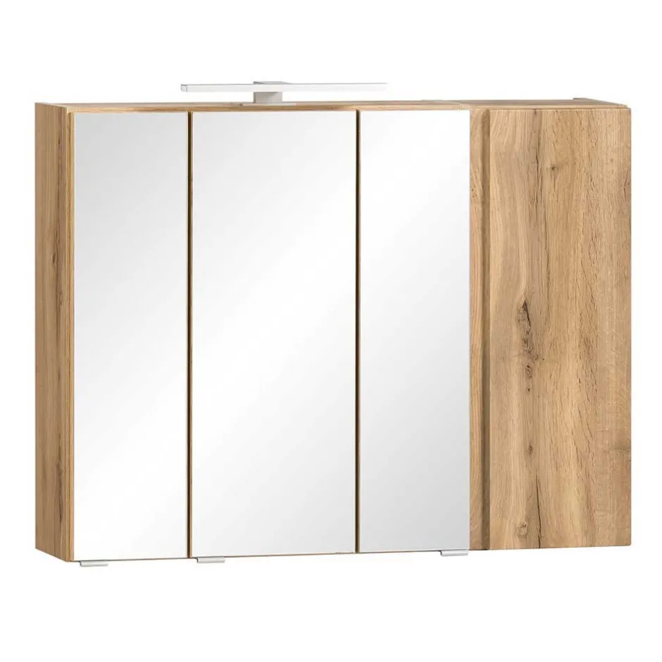 Spiegelschrank 4-türig & Unterbeckenschrank - Mia (zweiteilig)^Wohnen