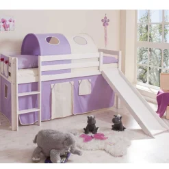 Kinder Wohnen Spielbett Aila in Kiefer Massivholz