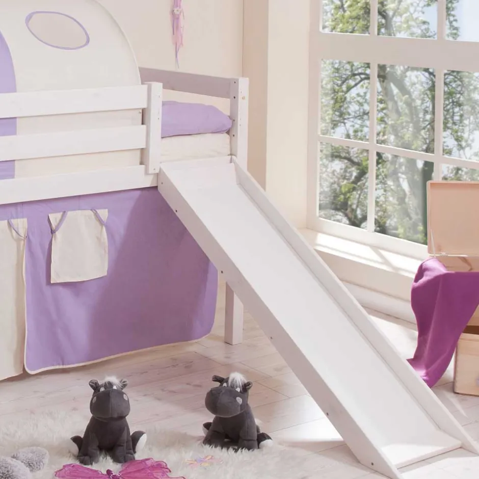 Kinder Wohnen Spielbett Aila in Kiefer Massivholz