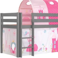 Kinder Wohnen Spielbett für Prinzessin Zimmer mit Rutsche - Abelcaso