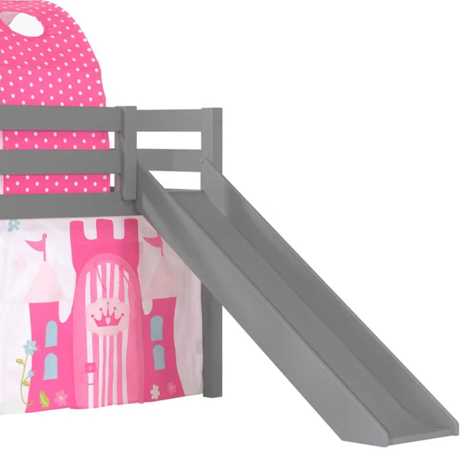 Kinder Wohnen Spielbett für Prinzessin Zimmer mit Rutsche - Abelcaso
