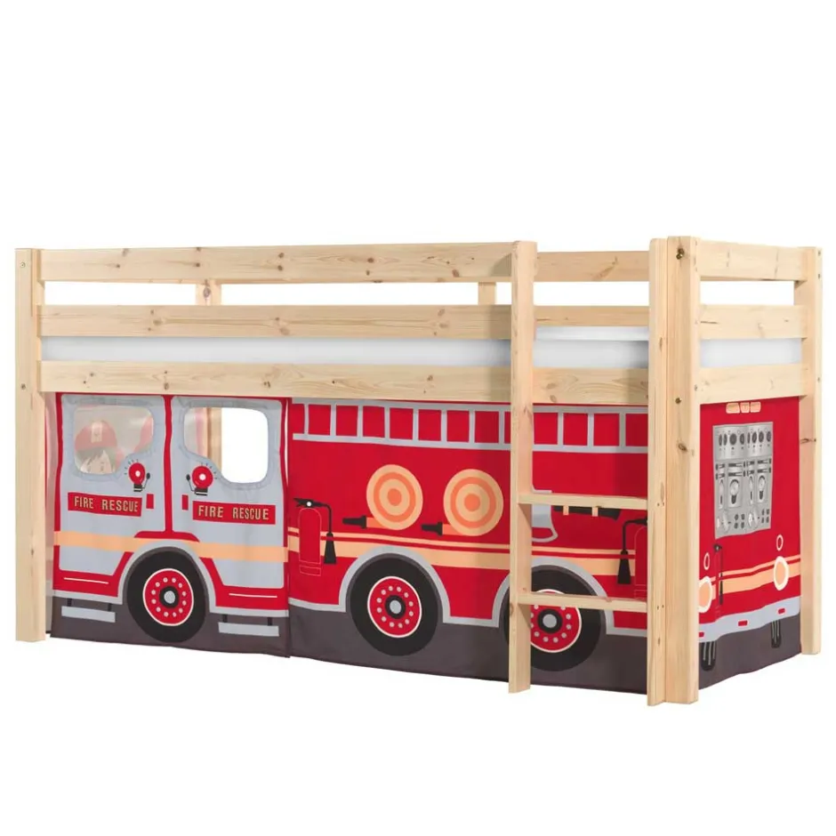 Kinder Wohnen Spielbett Hochbett Feuerwehr für Kinder - Vienna