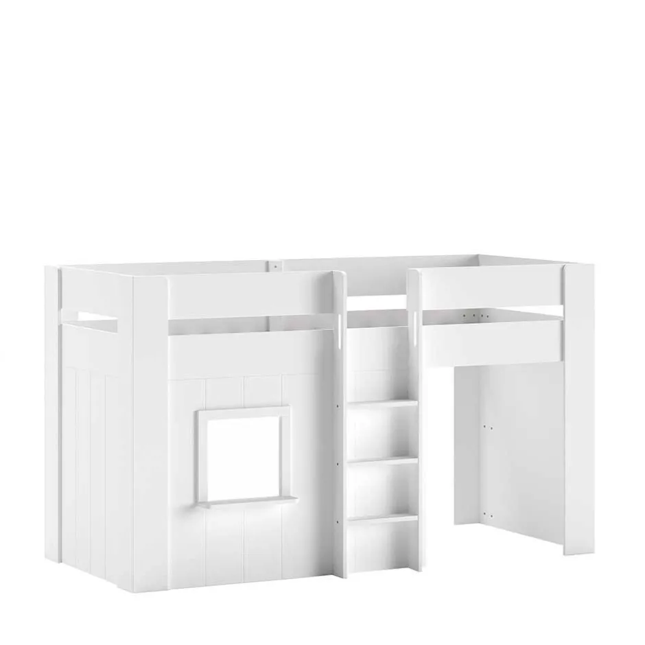 Spielbett mit Hütte 120 cm hoch - Aramo^Wohnen Best