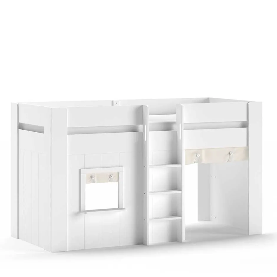 Spielbett mit Hütte 120 cm hoch - Aramo^Wohnen Best