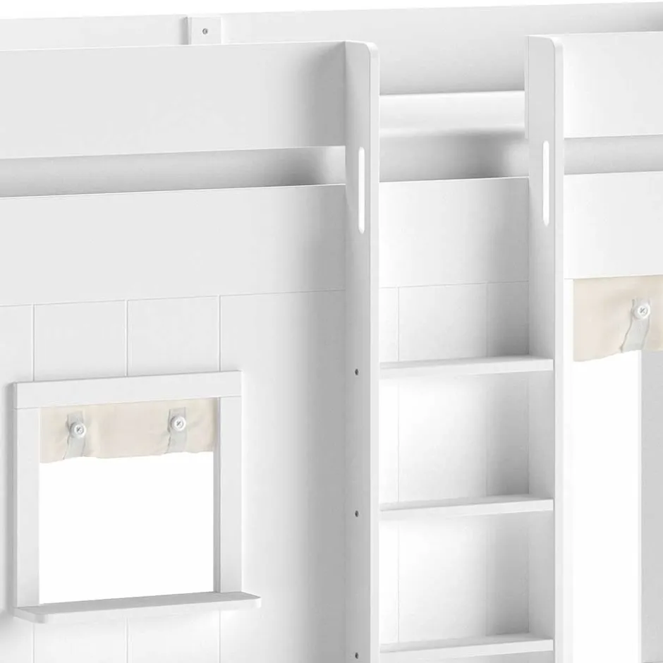 Spielbett mit Hütte 120 cm hoch - Aramo^Wohnen Best