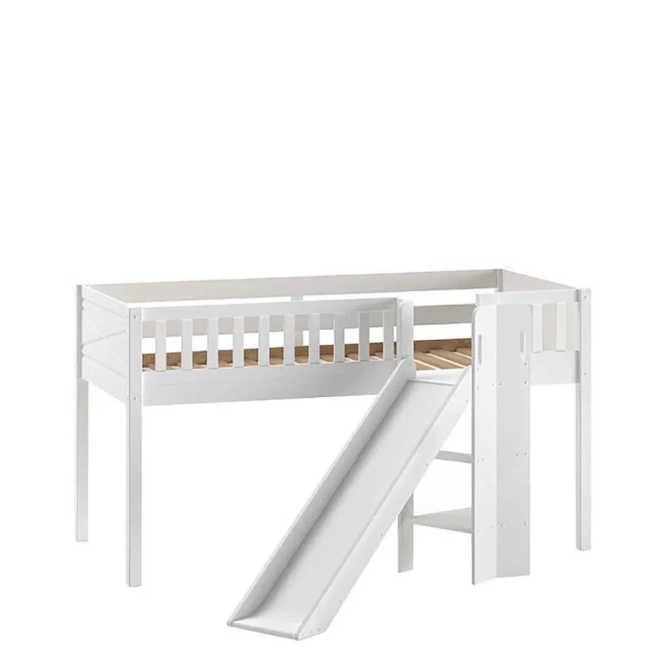 Spielbett mit schräger Rutsche Frühlingsmotive - Annimo^Wohnen Discount