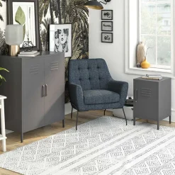 Spind Optik Kommode mit Tür - Vespania^Wohnen