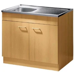 Wohnen Spülenschrank Aronda in Buche Dekor