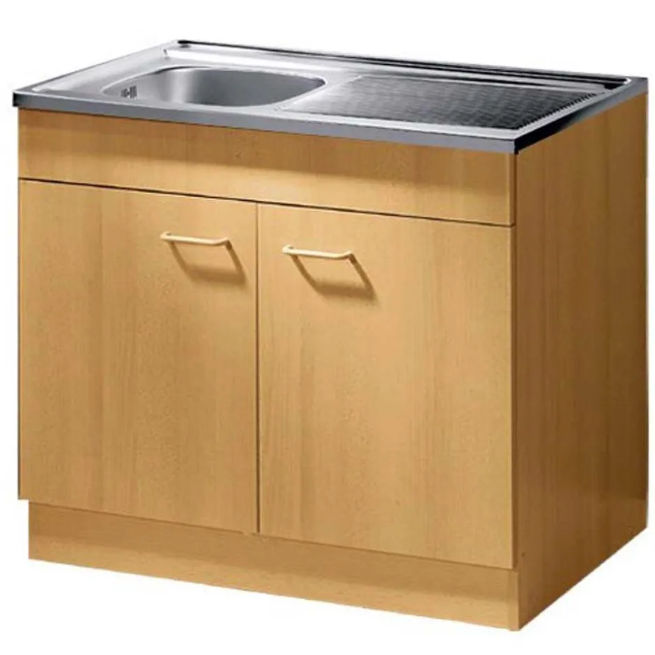 Wohnen Spülenschrank Aronda in Buche Dekor