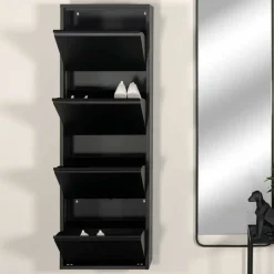 Stahl Schuhkipper in Schwarz - Drahina^Wohnen Online