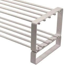 Stahl Schuhregal in Weiß - Torosma^Wohnen Sale