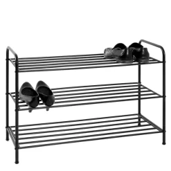 Stahlregal für Schuhe in Schwarz - Mint^Wohnen New