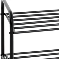 Stahlregal für Schuhe in Schwarz - Mint^Wohnen New