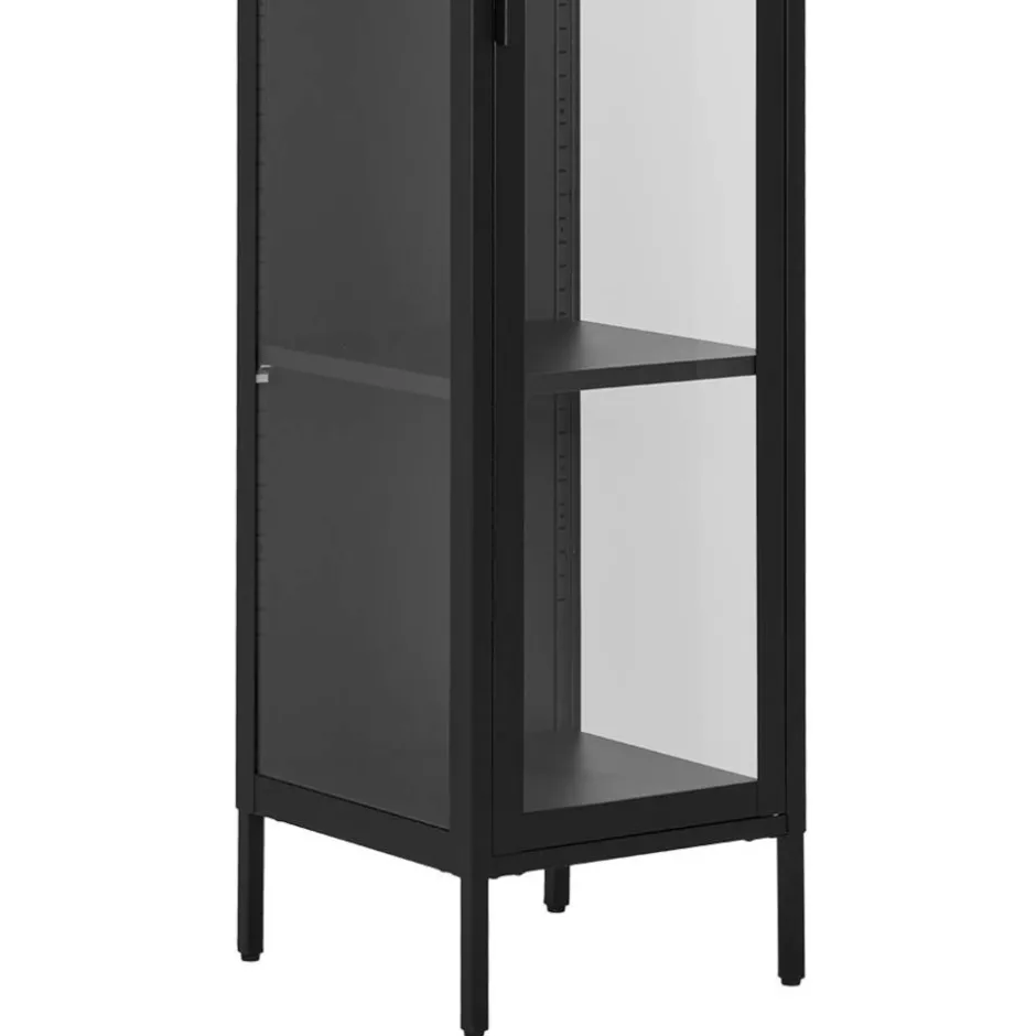 Stahl-Vitrine in Schwarz - Rodicca^Wohnen Hot