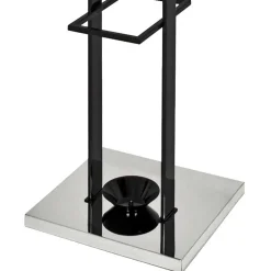 Wohnen Standgarderobe Zaceta in Schwarz Hochglanz