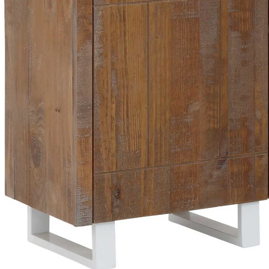 Standregal aus Kiefer Massivholz Dunkel - Lavagna^Wohnen Outlet