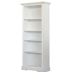 Wohnen Standregal mit fünf Fächern in Antikweiß - Annot