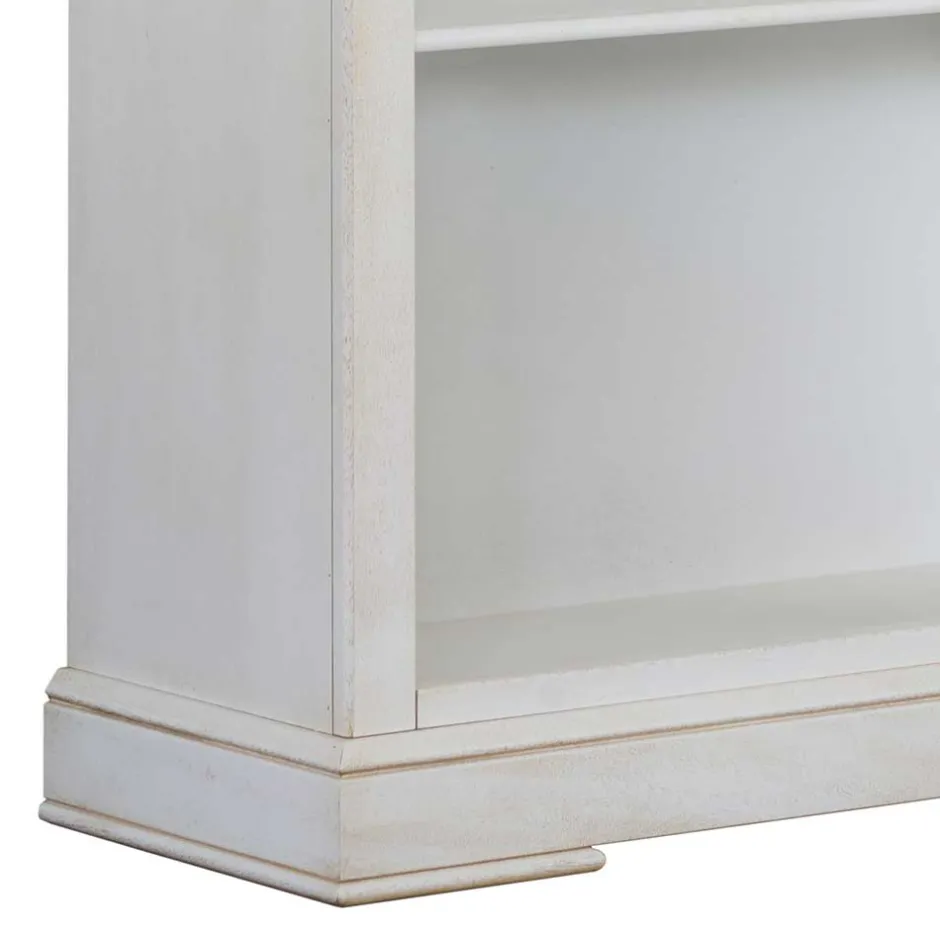 Wohnen Standregal mit fünf Fächern in Antikweiß - Annot