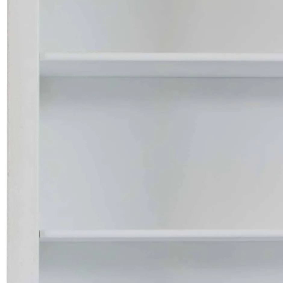 Wohnen Standregal mit fünf Fächern in Antikweiß - Annot