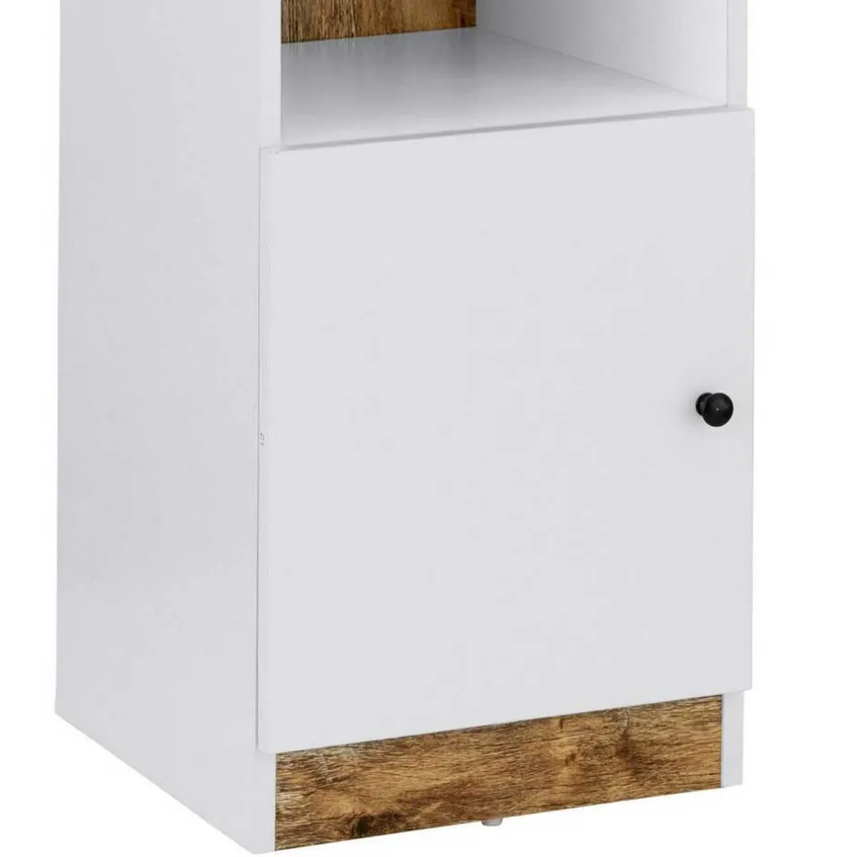 Wohnen Standregal mit Tür & fünf Fächern - Heico I