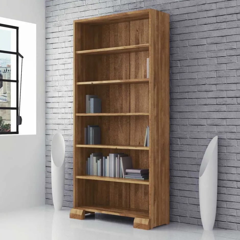 Standregal Vaskov aus Wildeiche Massivholz^Wohnen Clearance