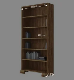 Standregal Vaskov aus Wildeiche Massivholz^Wohnen Clearance