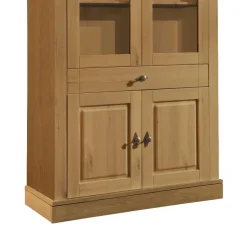 Wohnen Standvitrine Piatra aus Kiefer teilmassiv