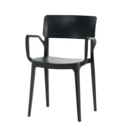 Wohnen Stapelbare Armlehnenstühle aus PP - Heraklion (4er Set)