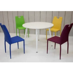 Stapelbare Polsterstühle in Gelb - Liguria (4er Set)^Wohnen Hot