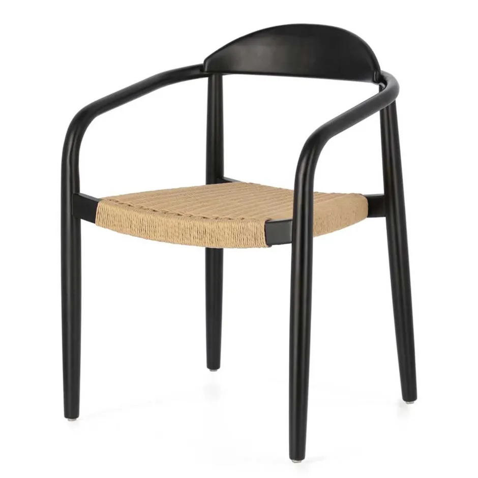 Stapelbarer Armlehnenstuhl im Skandi Design - Giulietta (4er Set)^Wohnen