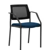 Wohnen Stapelbarer Armlehnenstuhl in Schwarz & Dunkelblau - Calicantas