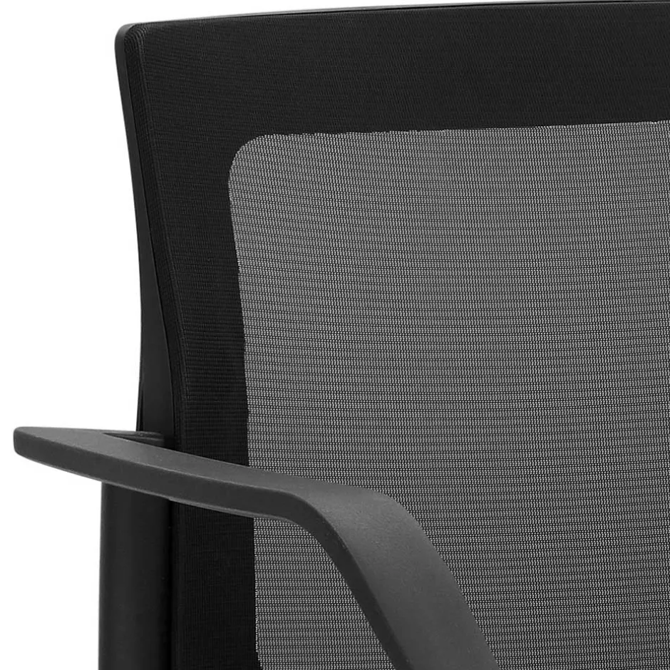 Wohnen Stapelbarer Armlehnenstuhl in Schwarz & Dunkelblau - Calicantas