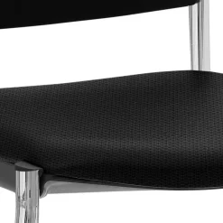 Wohnen Stapelbarer Freischwinger Stuhl in Schwarz - Campane