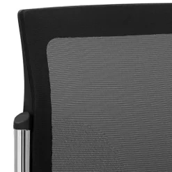 Wohnen Stapelstuhl in Schwarz & Rot & Chrom - Oona