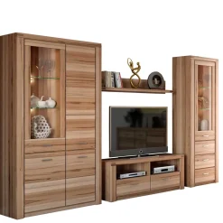 Wohnen Stauraum Anbauwand aus Holz - Uhelia (vierteilig)