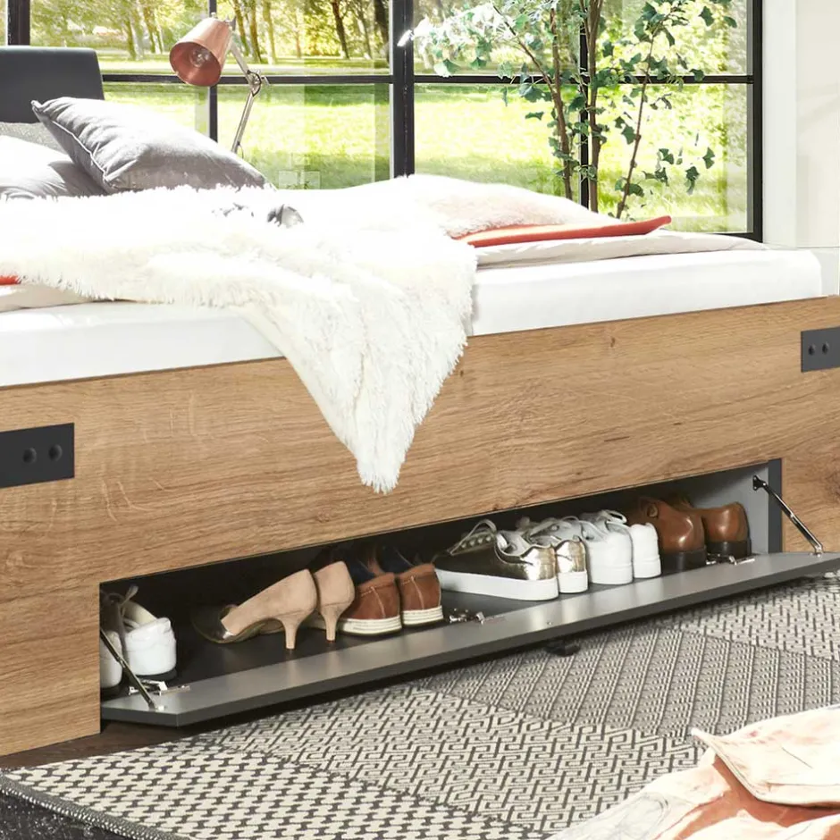 Stauraum Bett mit 180x200 cm Liegefläche - Enegal^Wohnen Outlet