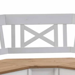 Stauraum Eckbank Lugon in Weiß Kiefer massiv^Wohnen Hot