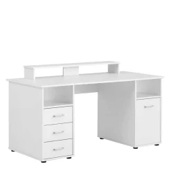 Kinder Wohnen Stauraum Schreibtisch mit Bildschirmaufsatz - Fegura