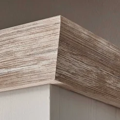 Wohnen Stauraum Sideboard im Scandi Landhaus Stil Nedita in Weiß