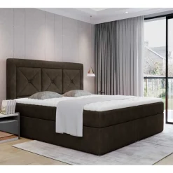 Stauraumbett in Dunkelbraun - Giralna^Wohnen