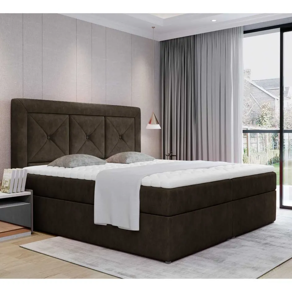 Stauraumbett in Dunkelbraun - Giralna^Wohnen