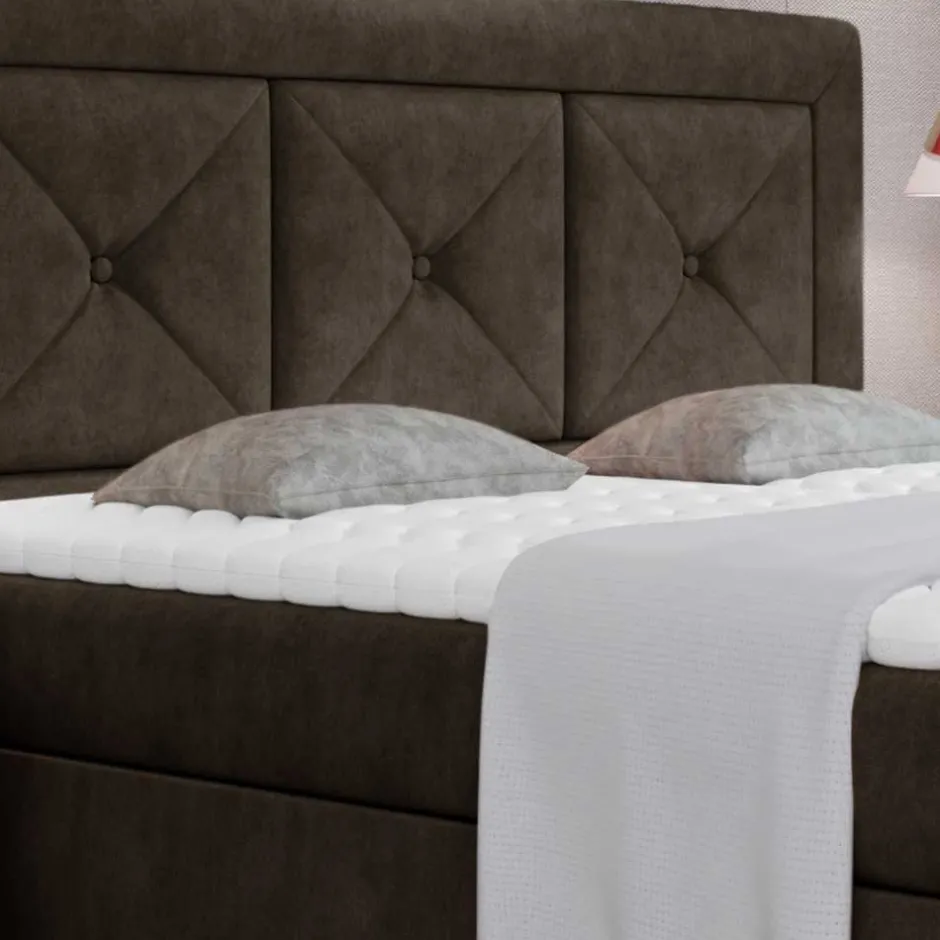 Stauraumbett in Dunkelbraun - Giralna^Wohnen