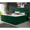 Wohnen Stauraumbett in Dunkelgrün Veloursbezug - Waruna