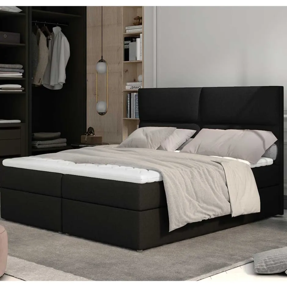 Wohnen Stauraumbett mit Matratzen und Topper - Kisana