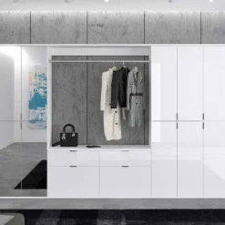 Wohnen Stauraummöbel Garderobenmöbel 273x193x34 - Ejulia (vierteilig)