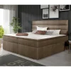 Stauraum-Polsterbett in Hellbraun Samt - Iceline^Wohnen Hot