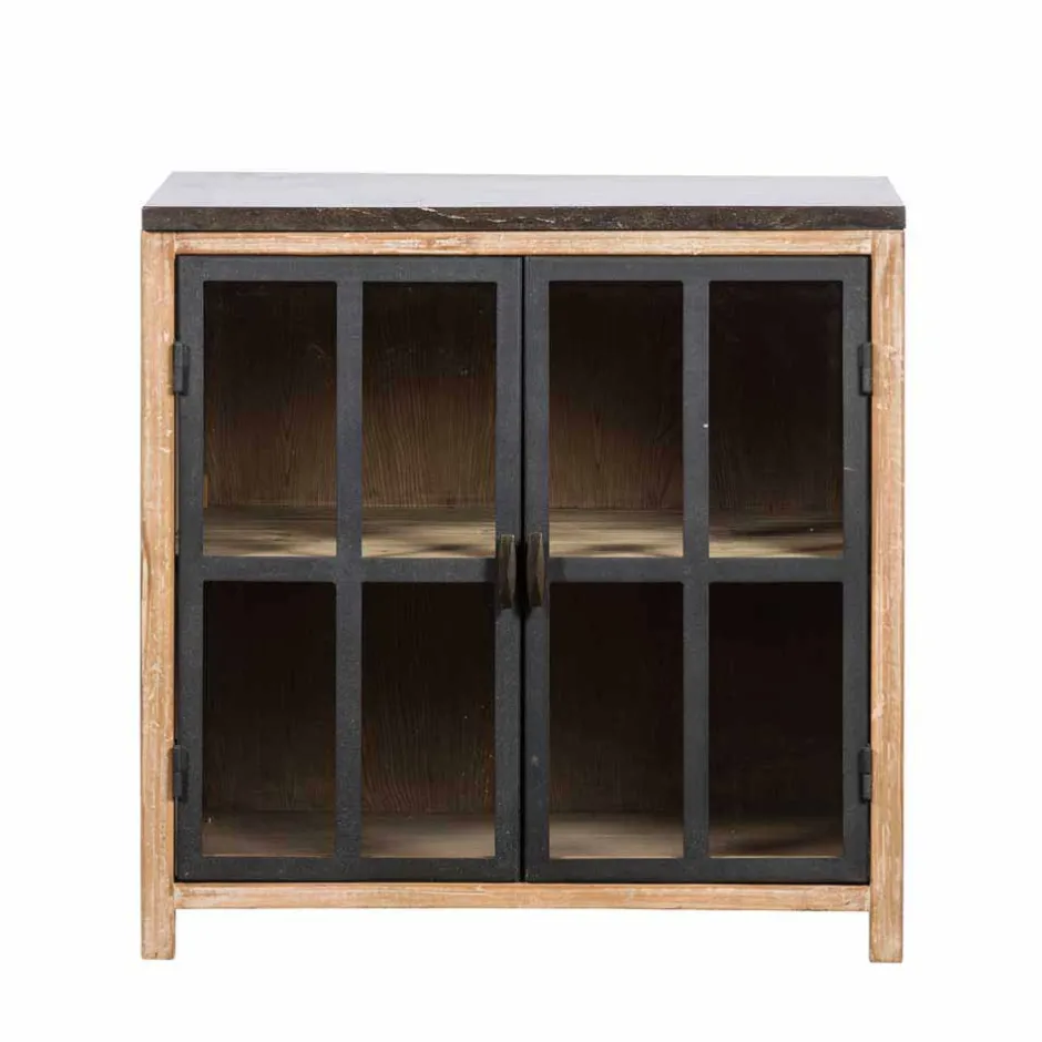 Stauraumvitrine Küche Ashvills im rustikalen Landhausstil^Wohnen Sale